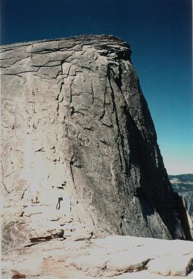 Half Dome - the rock at last  !