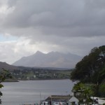 The Black Cuillins seen from Portree
